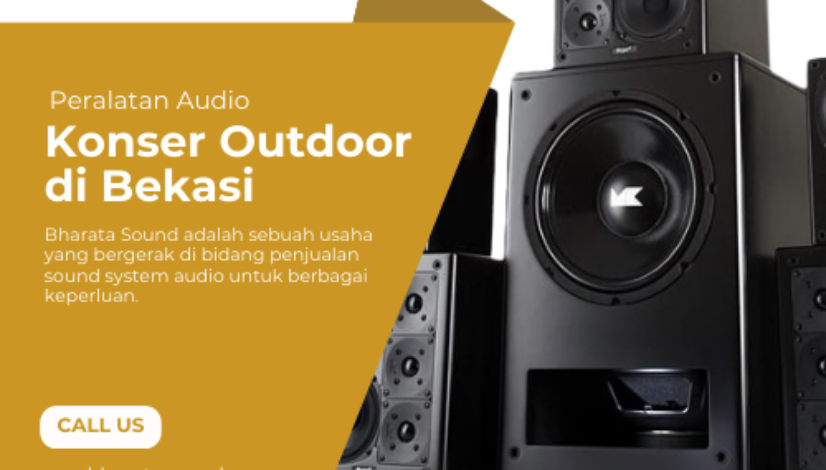 peralatan audio konser outdoor di bekasi